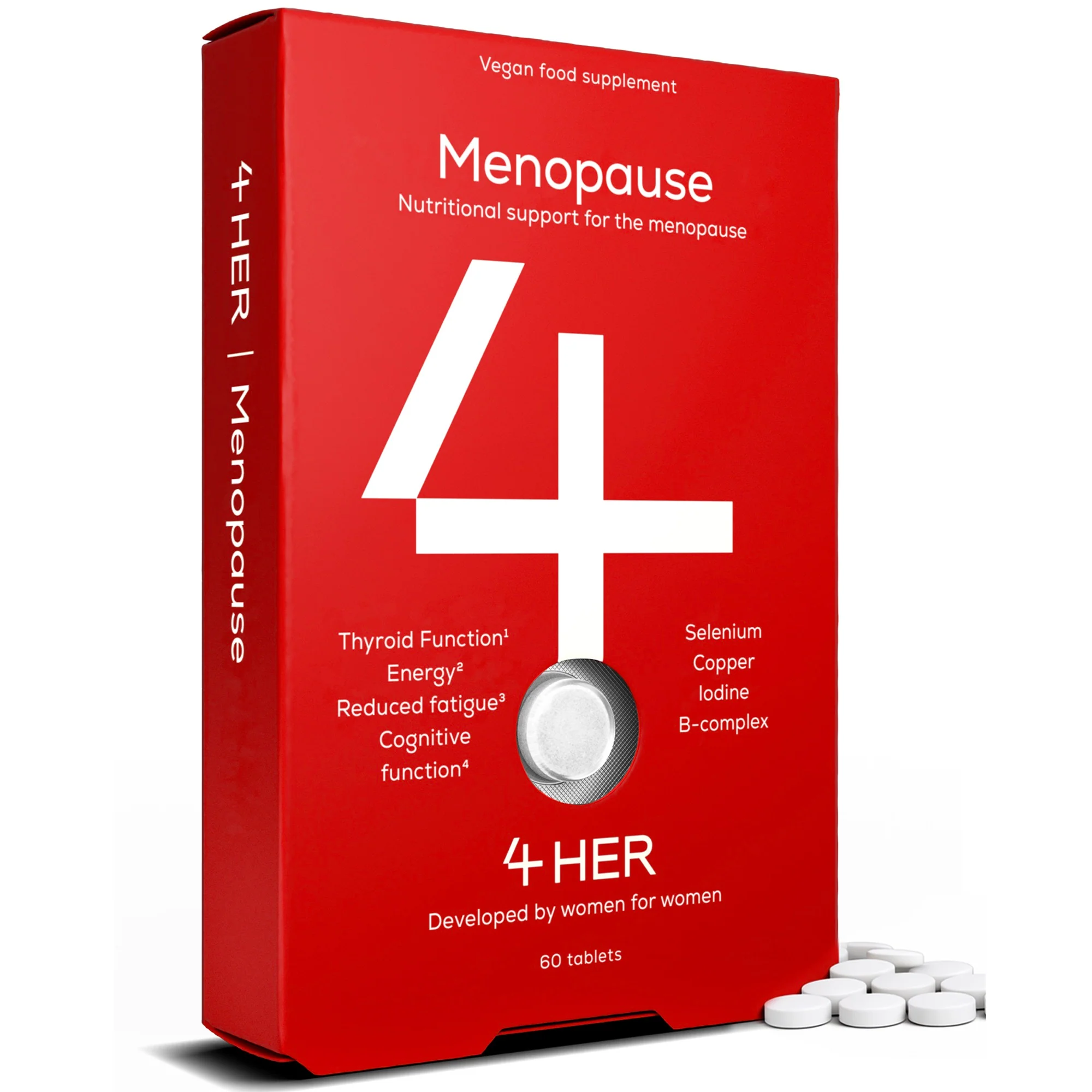 4 HER Menopause Nutritional Support with Red Clover & Sage 60 Tablets