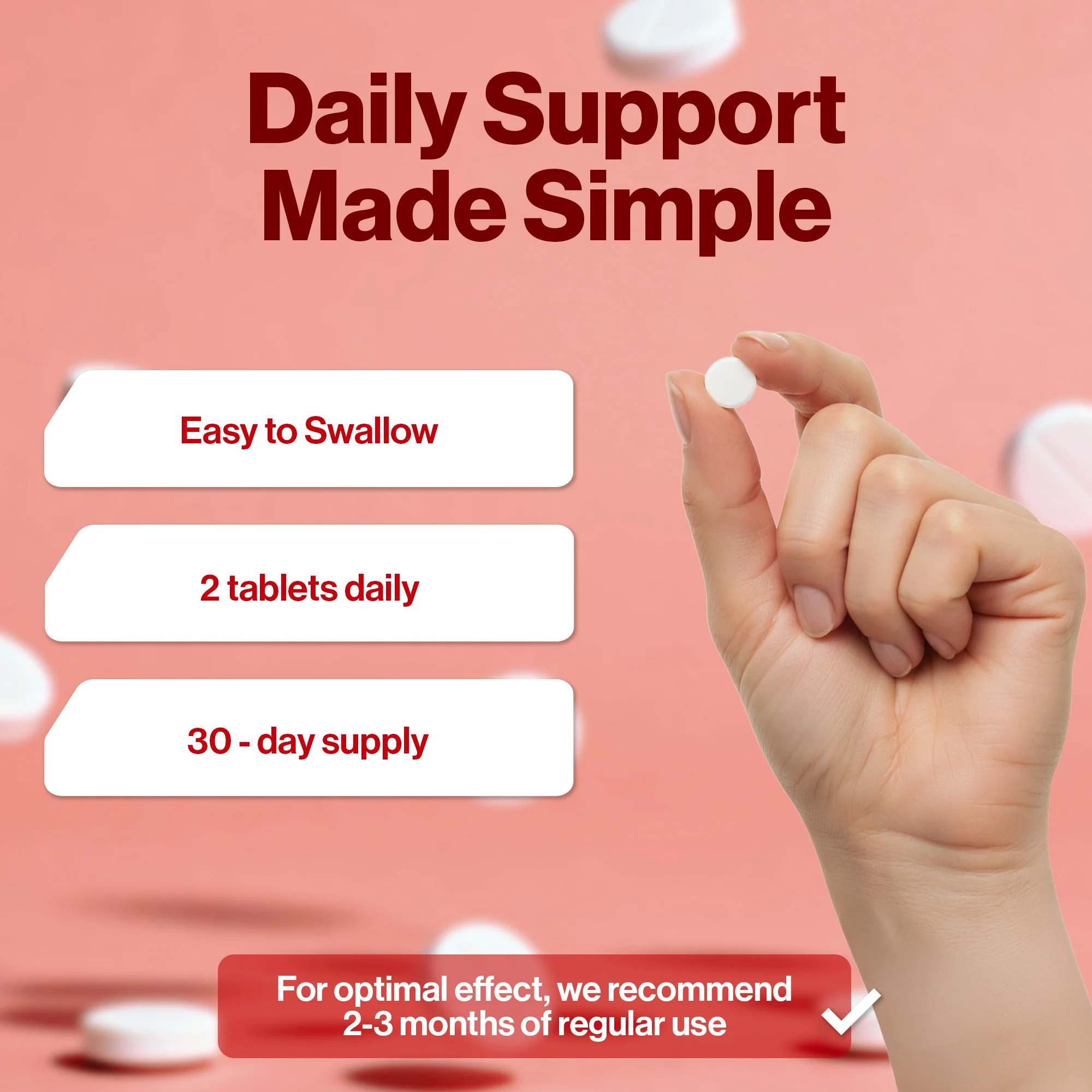 4 HER Menopause Nutritional Support with Red Clover & Sage 60 Tablets - Image 4