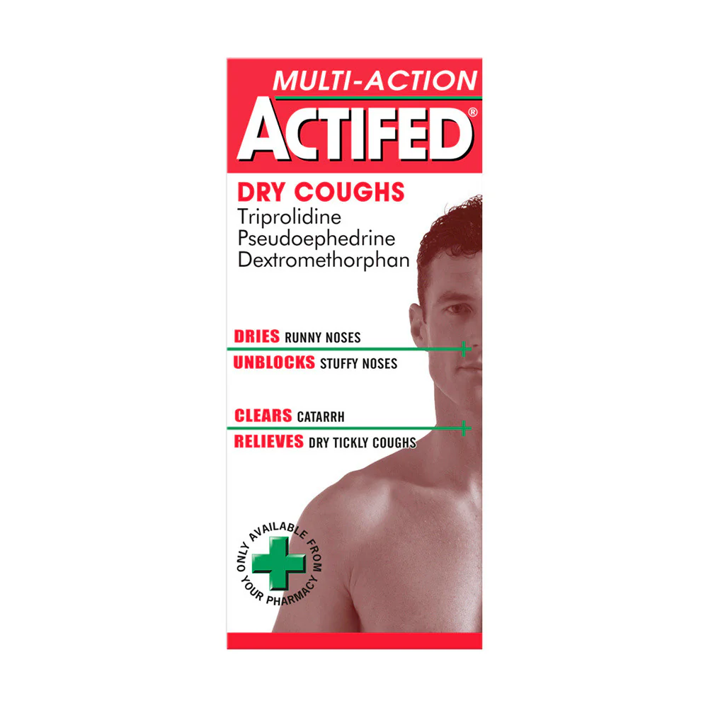 Actifed Multi-Action Dry Coughs 100ml