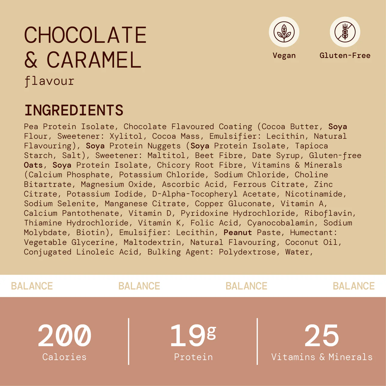 Adday Chocolate & Caramel Flavoured Bars 7 Bars - Image 2