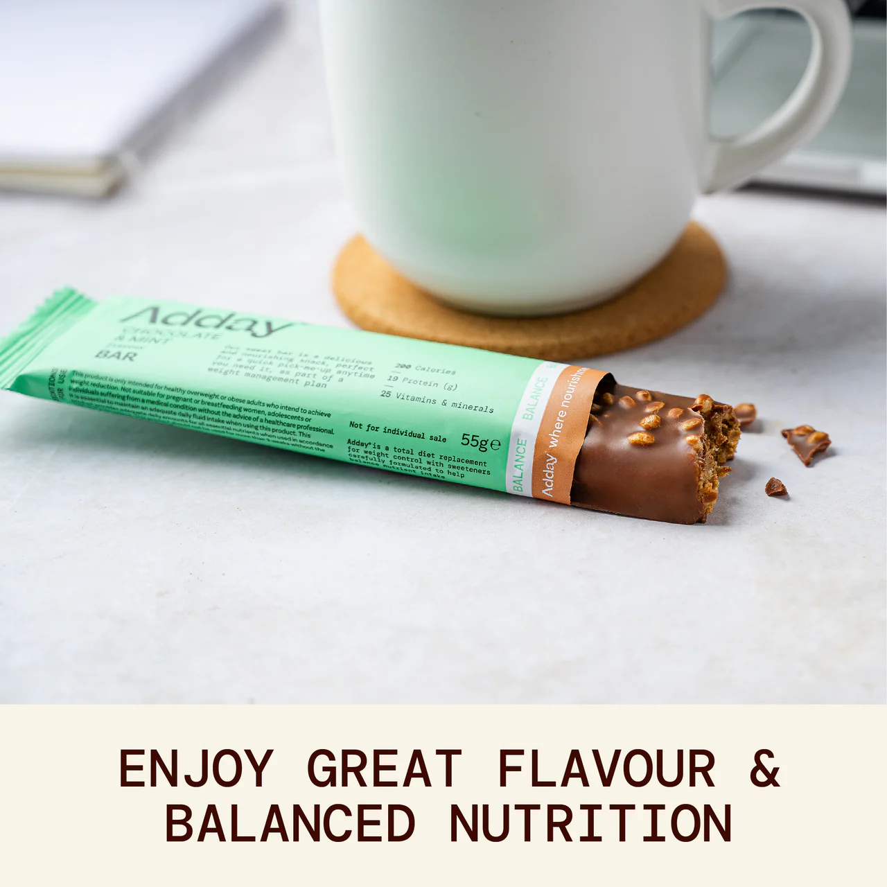 Adday Chocolate Mint Flavoured Bars 7 Bars - Image 4
