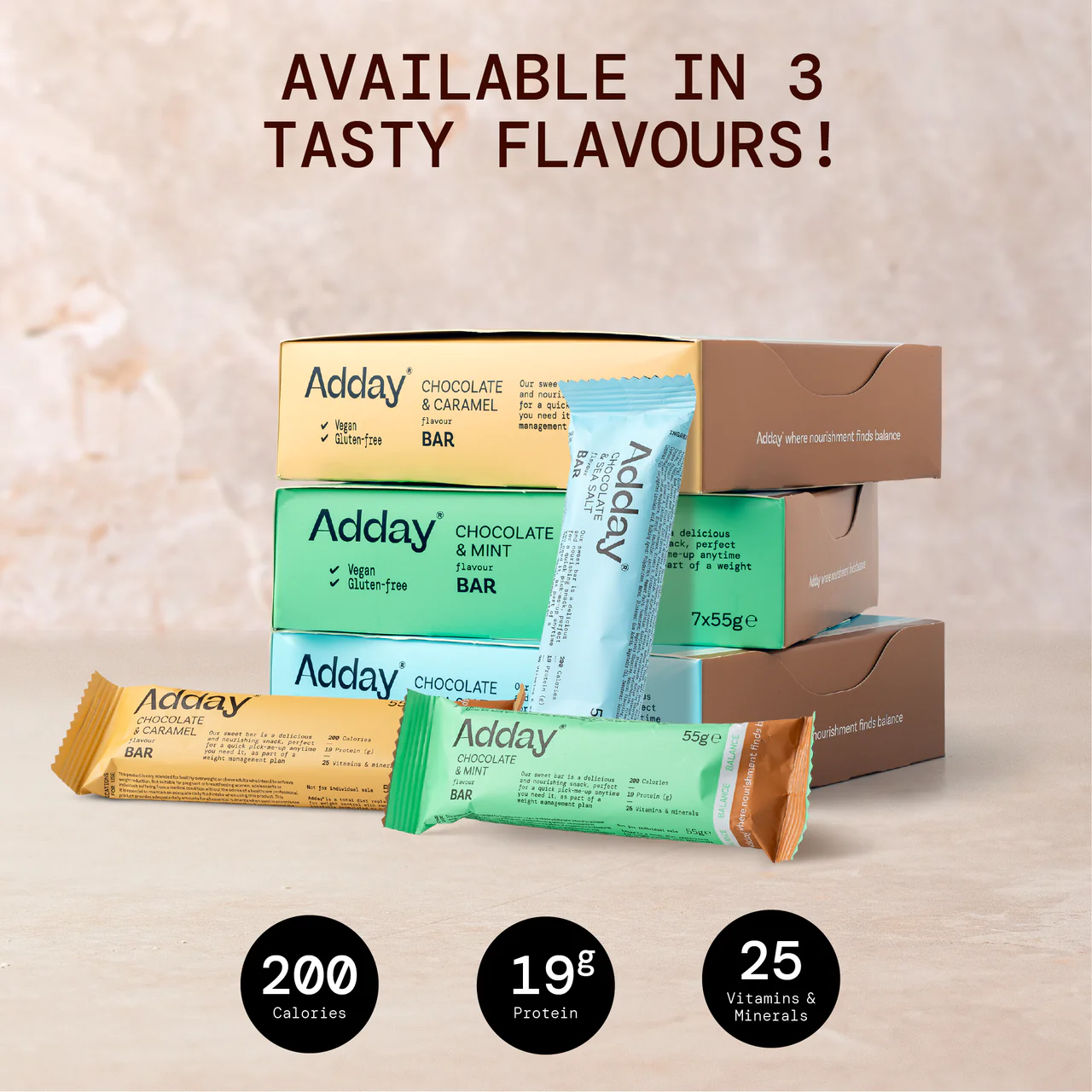 Adday Chocolate Mint Flavoured Bars 7 Bars - Image 7