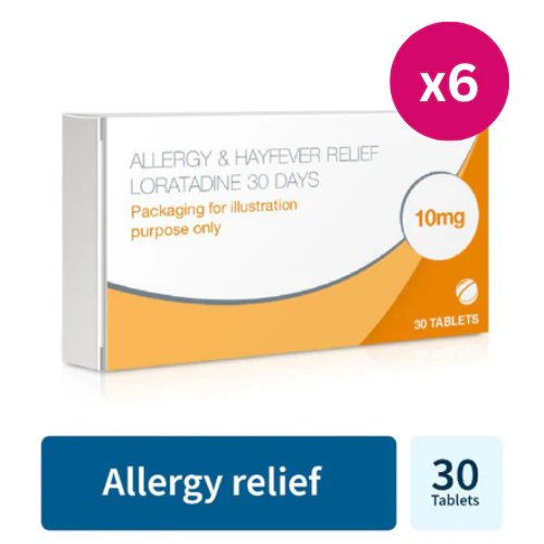 Allergy & Hayfever Relief Loratadine x6