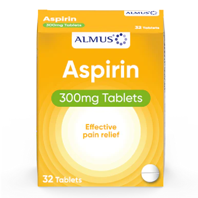 Almus Aspirin 300mg Tablets 32 Tablet - Image 2