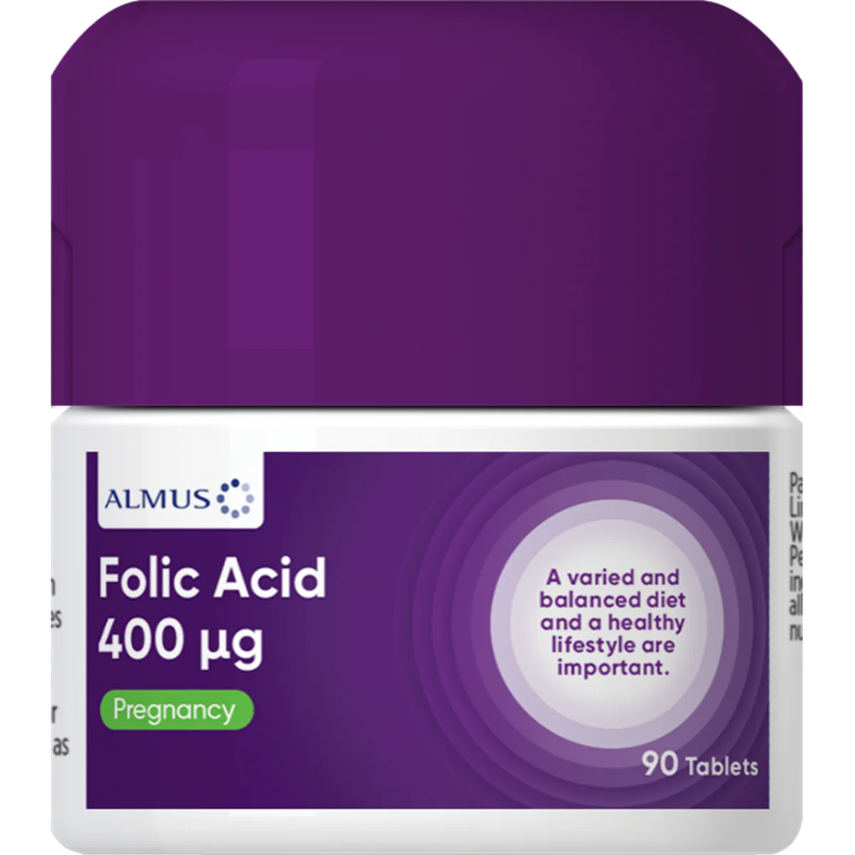 Almus Folic Acid 400UG 6 90 Tablet