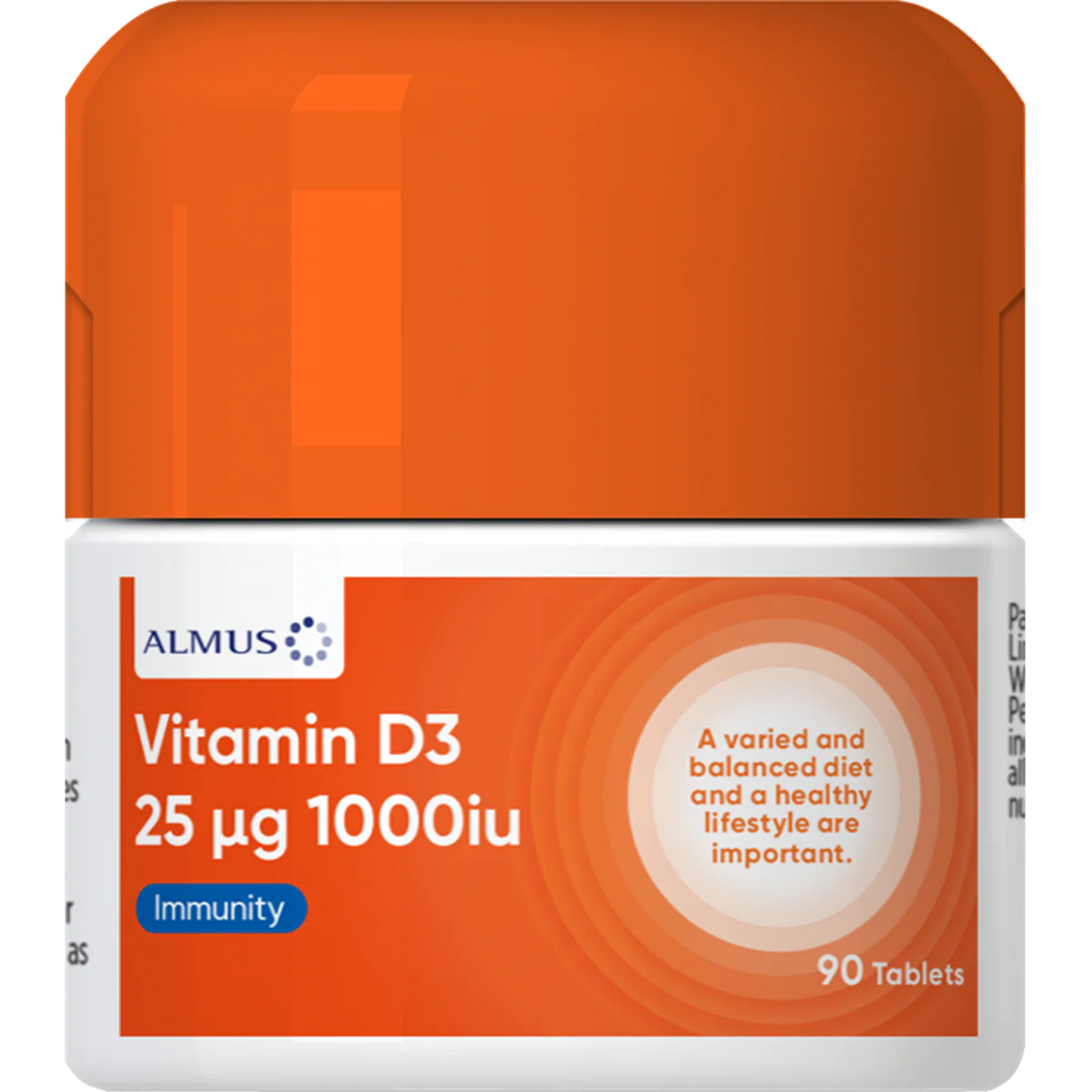 Almus Vitamin D3 25UG 90 Tablet