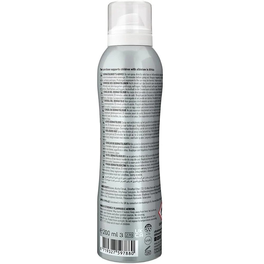 Altruist Invisible Sunspray SPF50 200ml - Image 2