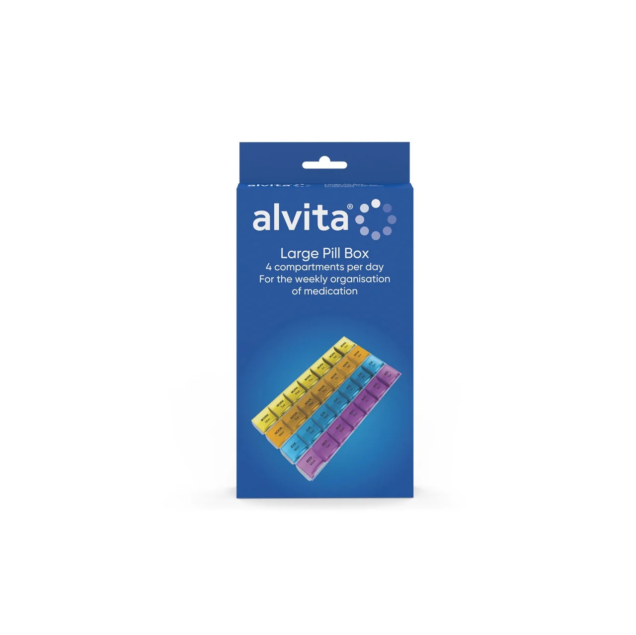 Alvita Weekly Dispenser Pill Box 1 Container