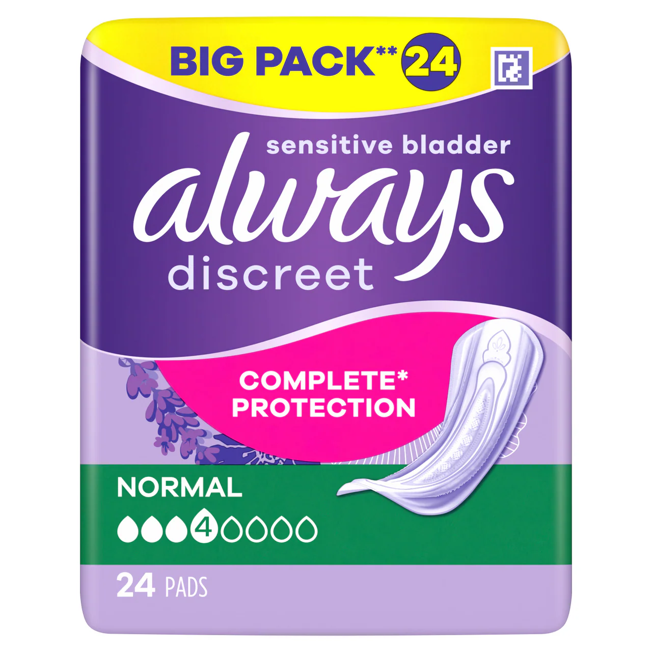 Always Discreet Normal Pads 24s