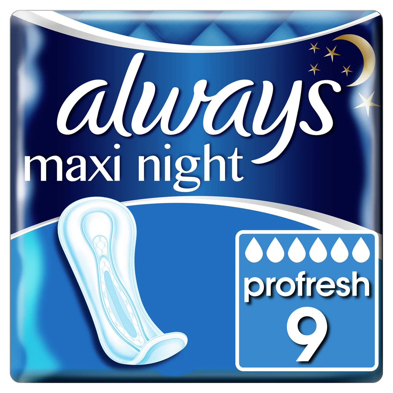 Always Maxi Night Sanitary Pads 9 Pads