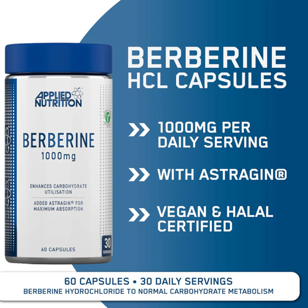 Applied Nutrition Berberine 1000mg 60 Capsules - Image 2