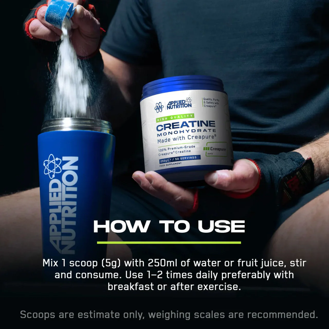 Applied Nutrition Creapure Creatine Monohydrate 250g - Image 5