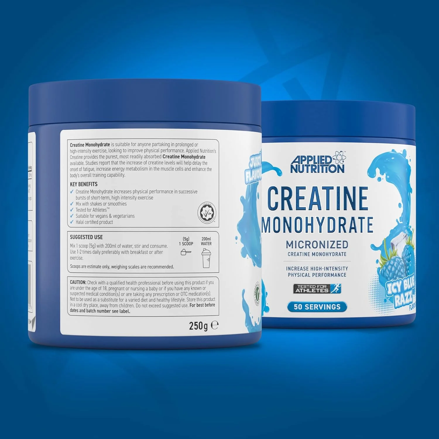 Applied Nutrition Creatine Monohydrate Powder Unflavoured 250g - Image 6