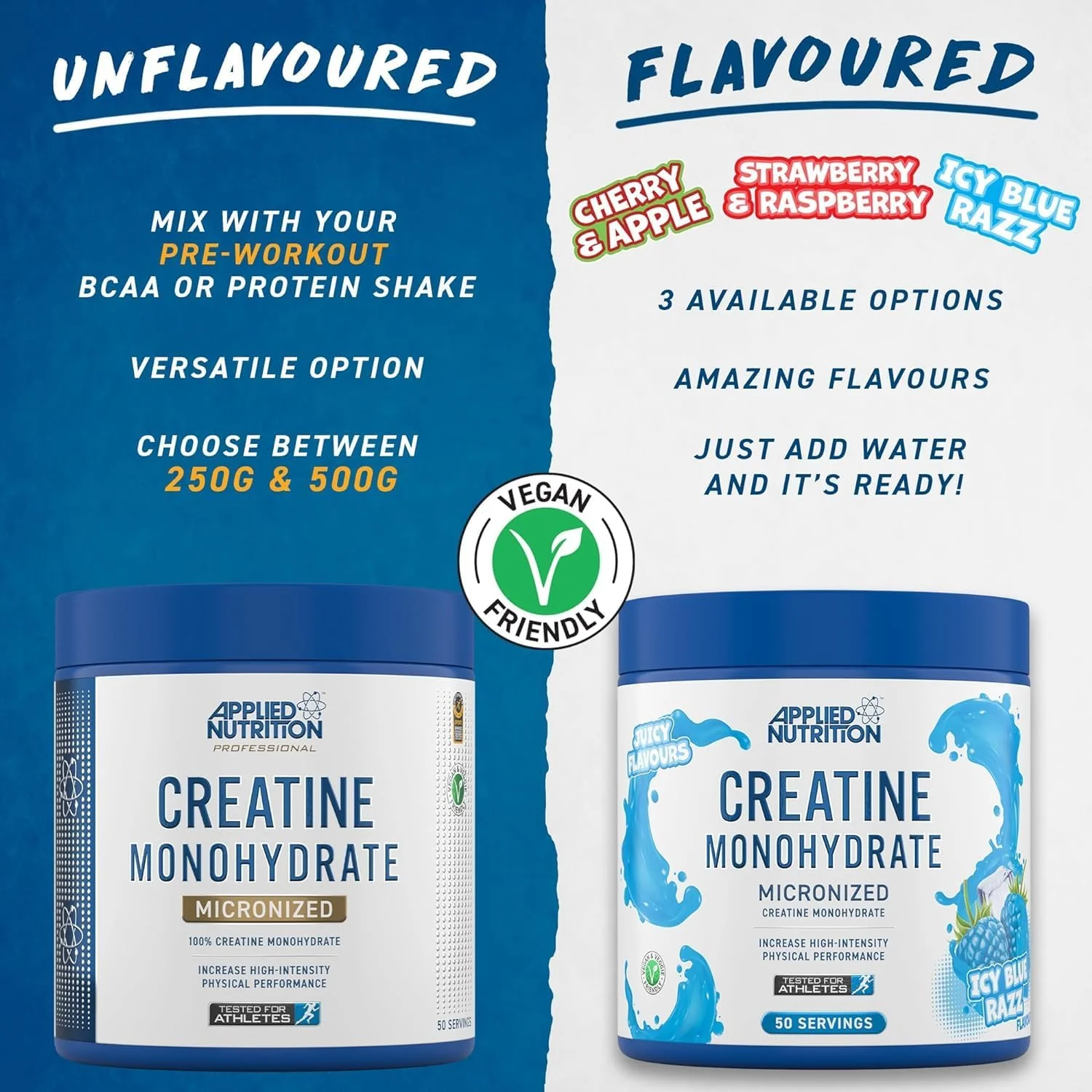 Applied Nutrition Creatine Monohydrate Powder Unflavoured 250g - Image 9