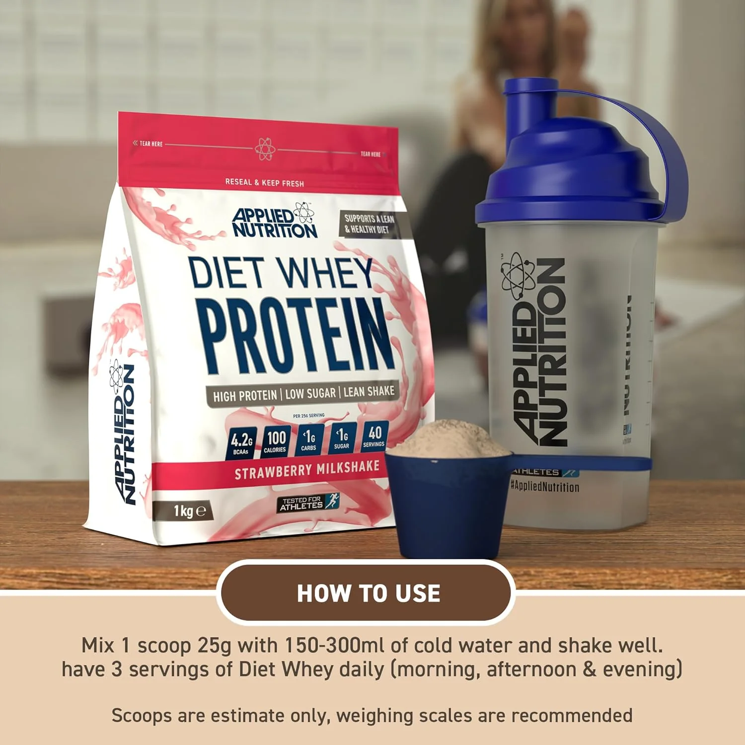 Applied Nutrition Diet Protein Chocolate Flavour 1kg - Image 6