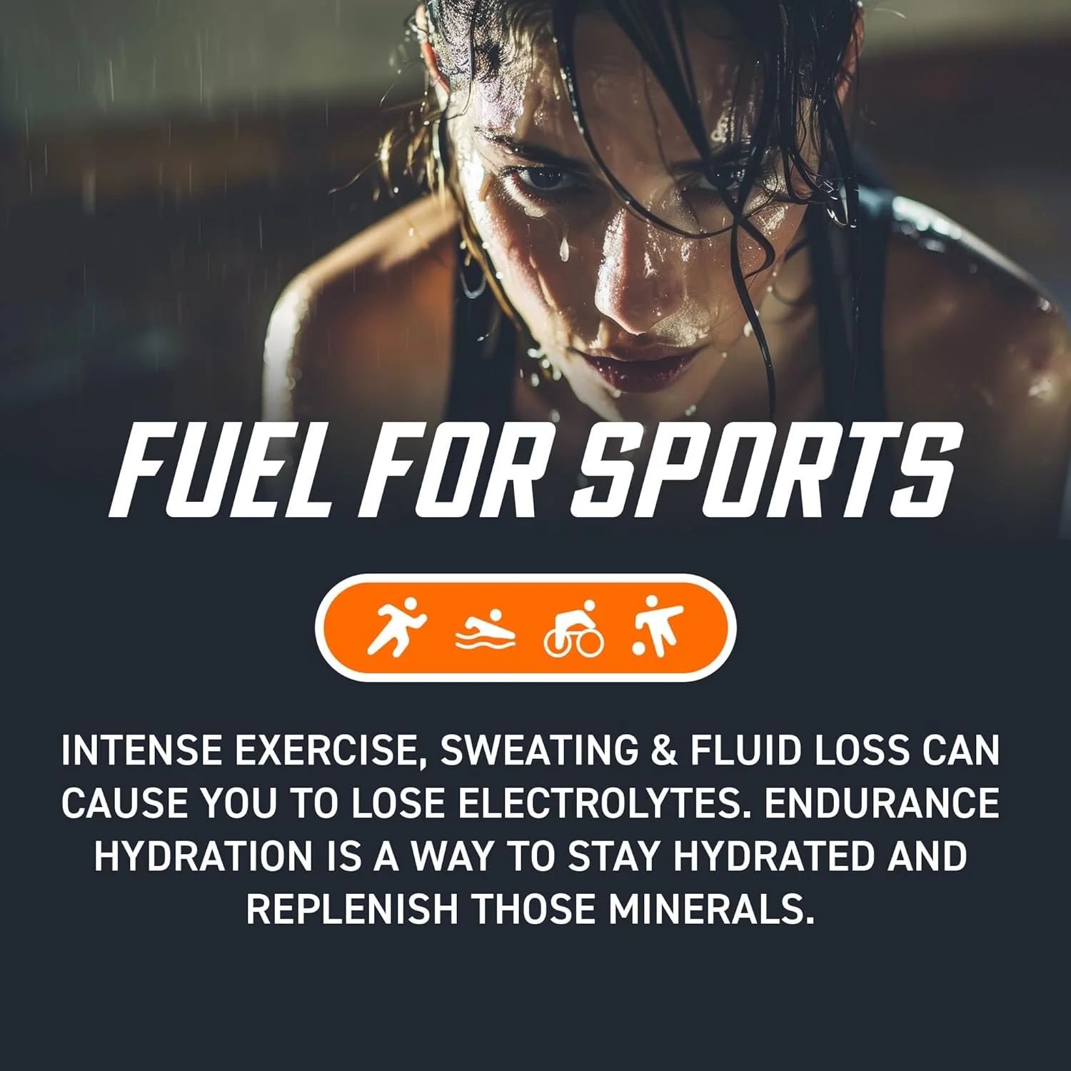 Applied Nutrition Endurance Hydration Electrolyte Tablets Orange  20 x 4g tablets - Image 3