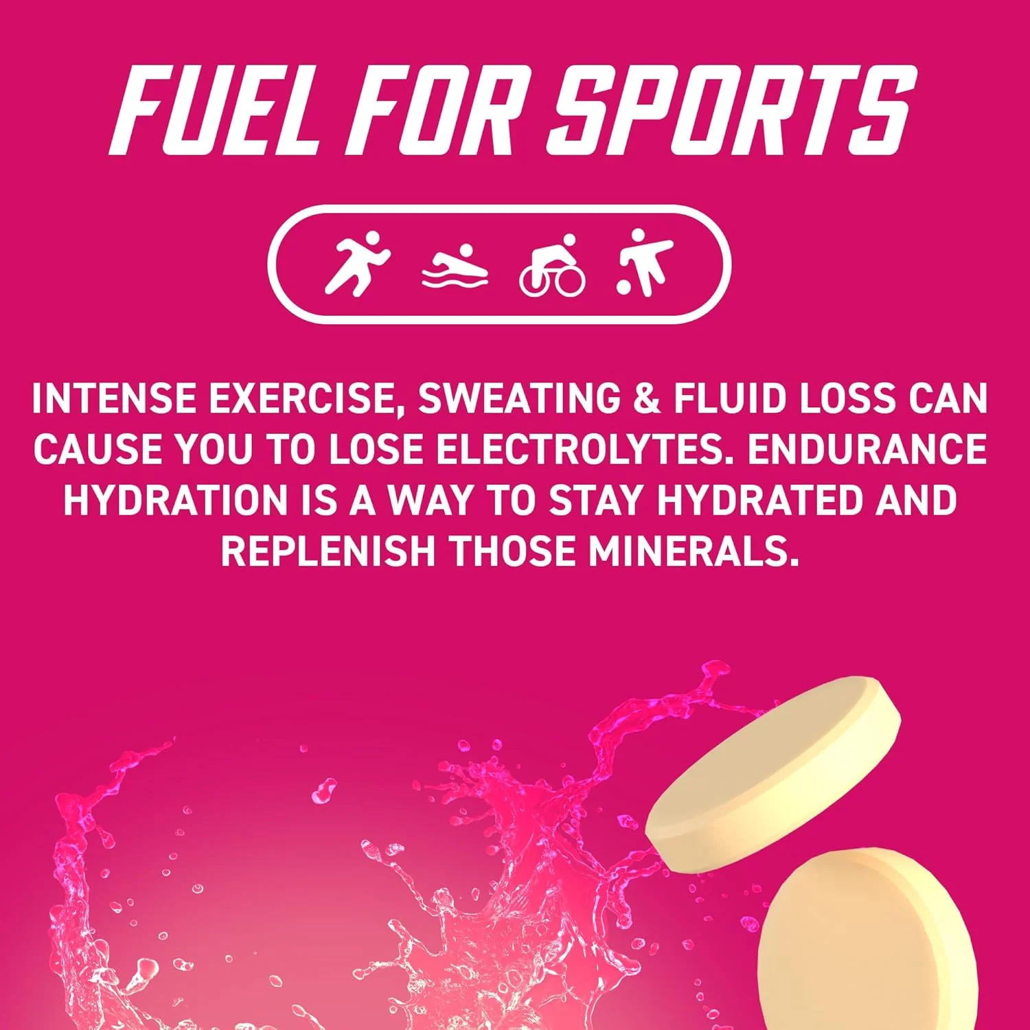 Applied Nutrition Endurance Hydration Electrolyte Tablets Vimto 20 x 4g tablets - Image 4