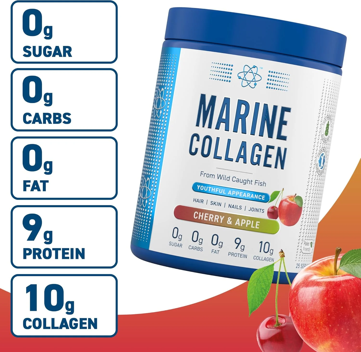 Applied Nutrition Marine Collagen Powder Strawberry Lemonade Flavour 300g - Image 4