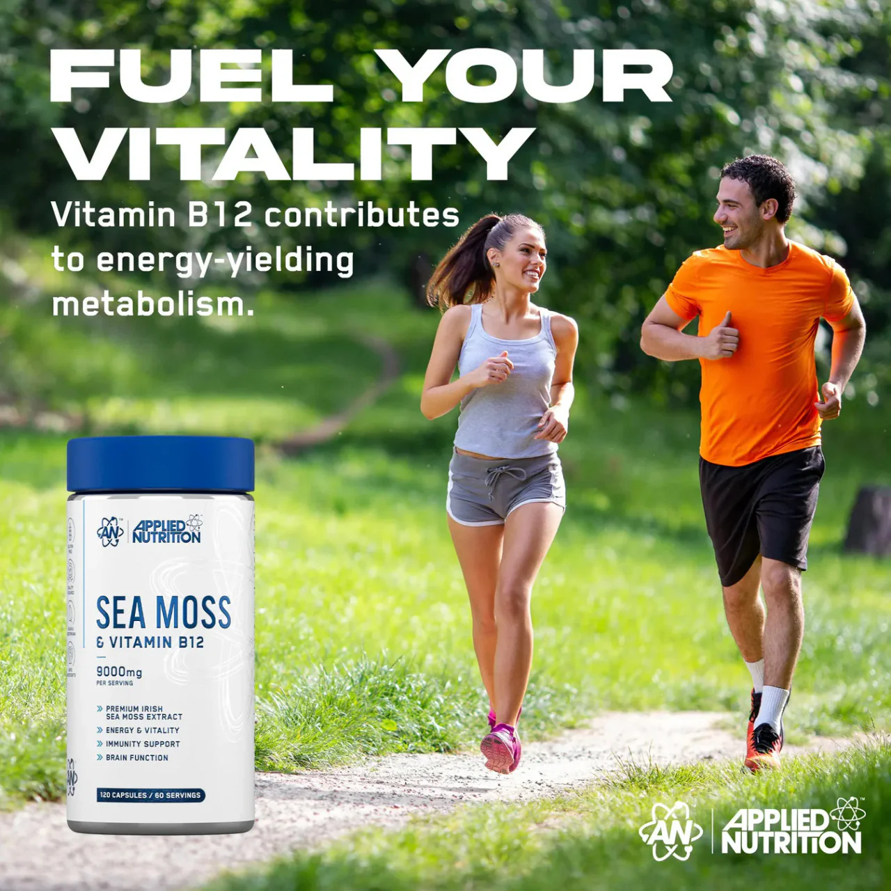 Applied Nutrition Sea Moss + Vitamin B12 120 Capsules - Image 5