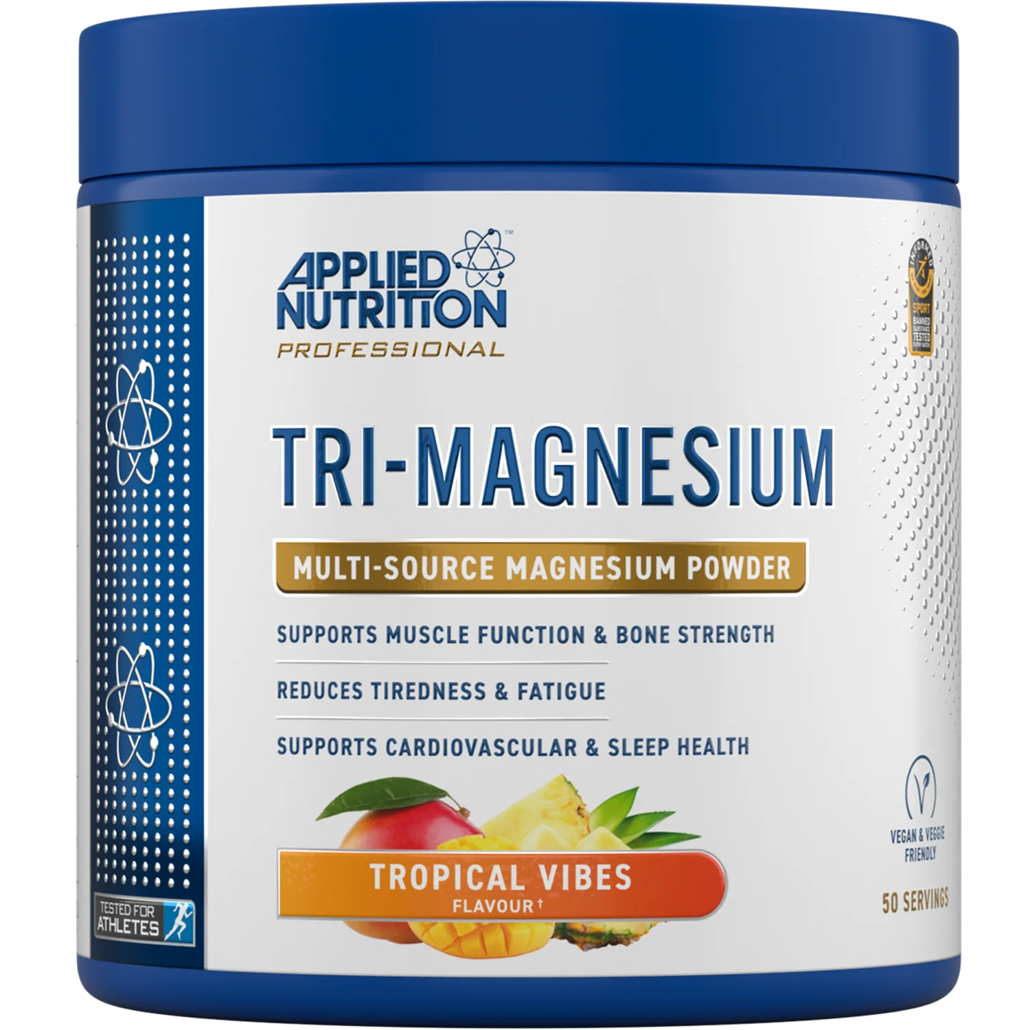 Applied Nutrition Tri Magnesium Powder Tropical Vibes Flavour 200g