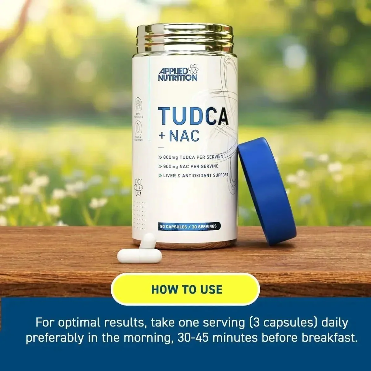 Applied Nutrition Tudca + NAC 90 Capsules - Image 4
