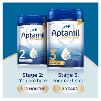 Aptamil Advanced 2 Follow On Baby Milk Formula Powder 6-12 Months 800g - Image 4