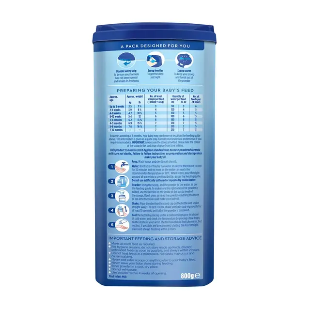Aptamil Hungry First Infant Milk from Birth 800g - Image 4