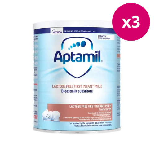 Aptamil Lactose Free Milk Formula 400g x 3