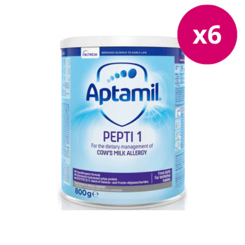 Aptamil Pepti 1 Baby Milk Formula 800g x 6