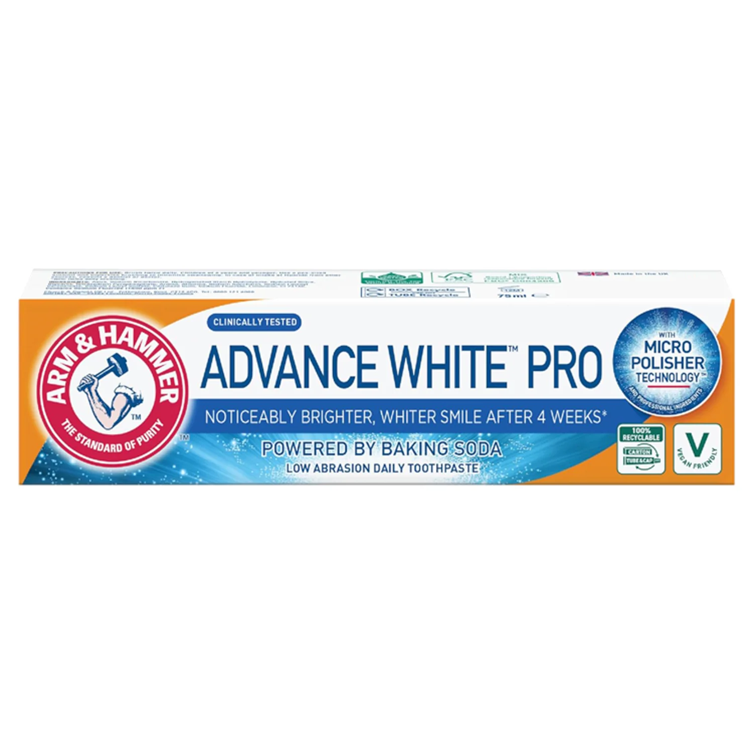 Arm & Hammer Advanced White Pro Toothpaste 75ml