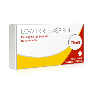 Aspirin Enteric Coated 75mg Tablets 56s