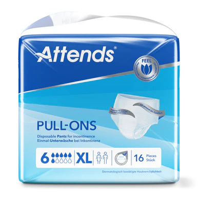 Attends Pull-Ons Size 6XL 16 Pack