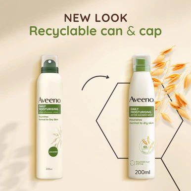 Aveeno Daily Moisturising After-Shower Mist 200ml - Image 2