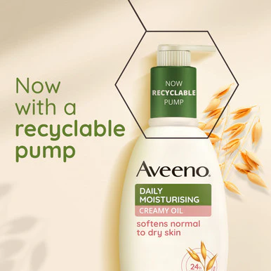 Aveeno Daily Moisturising Creamy Oil Almond 300ml - Image 2