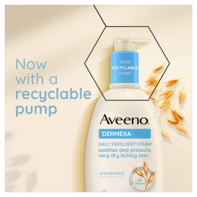 Aveeno Dermexa Daily Emollient Cream Body Lotion 500ml - Image 5