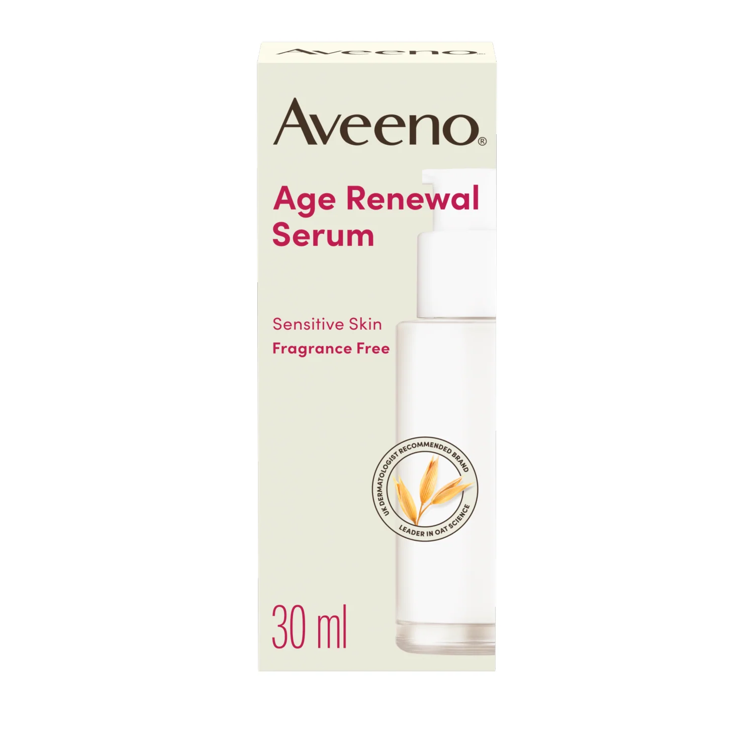 Aveeno Face Age Renewal Serum Retinol Alternative 30ml