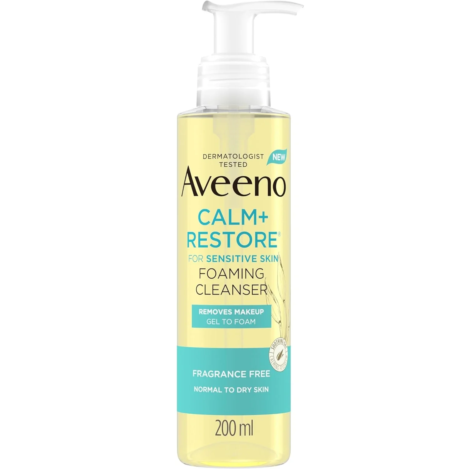 Aveeno Face Calm & Restore Foaming Cleanser 200ml
