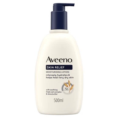 Aveeno Skin Relief Body Lotion Moisturiser for Very Dry Skin 500ml - Image 9