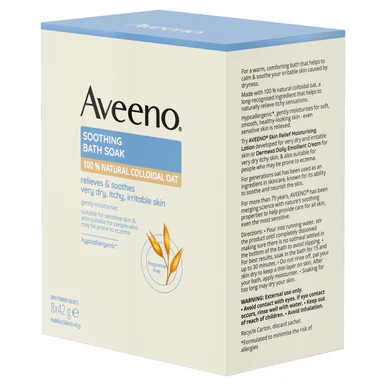 Aveeno Dermexa Soothing Bath Soak Unscented Sachets 8 x 42g - Image 4