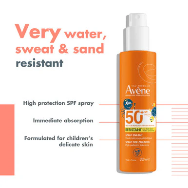 Avene Kids Sun Protection Spray SPF50+ - Image 2