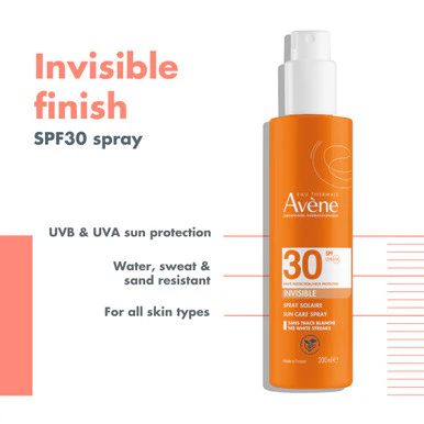 Avene Spray SPF30+ 200ml - Image 2