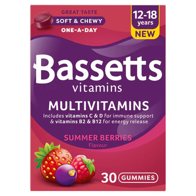 Bassetts Vitamins 12-18 Summer Berries Flavour Multivitamins 30 Gummies - Image 2