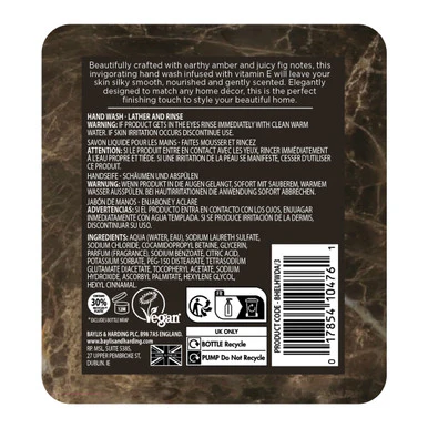 Baylis & Harding Elements Dark Amber & Fig Hand Wash 500ml - Image 2