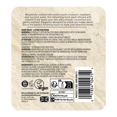 Baylis & Harding Elements Pink Blossom & Lotus Flower Hand Wash 500ml - Image 3