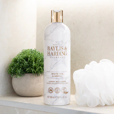 Baylis & Harding Elements White Tea & Neroli Body Wash 500ml - Image 4