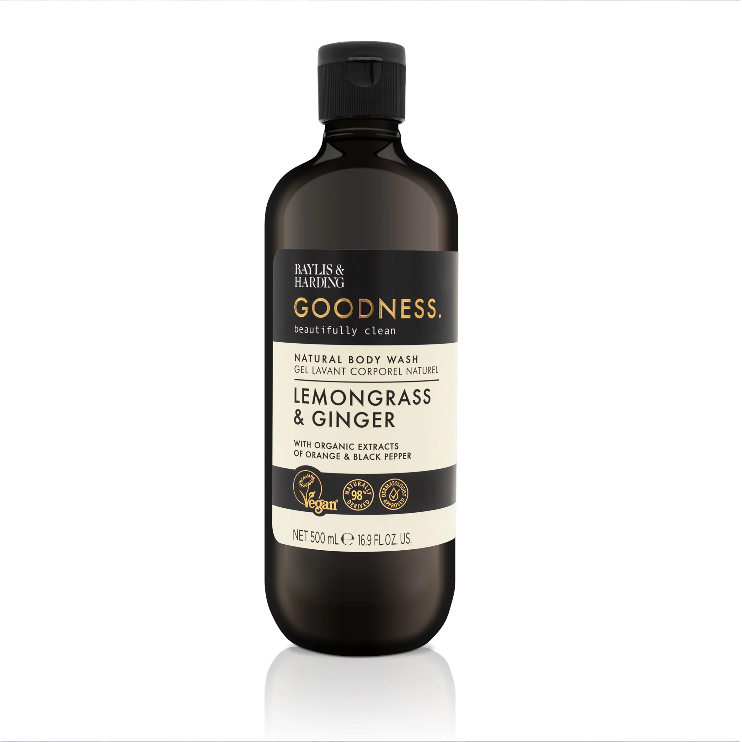 Baylis & Harding Goodness Lemongrass & Ginger Body Wash 500ml