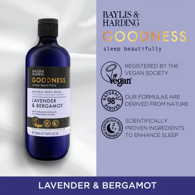 Baylis & Harding Goodness Sleep Body Wash 500ml - Image 2