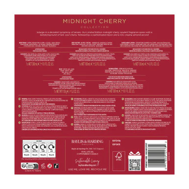 Baylis & Harding Midnight Cherry Luxury Pamper Gift Set - Image 4
