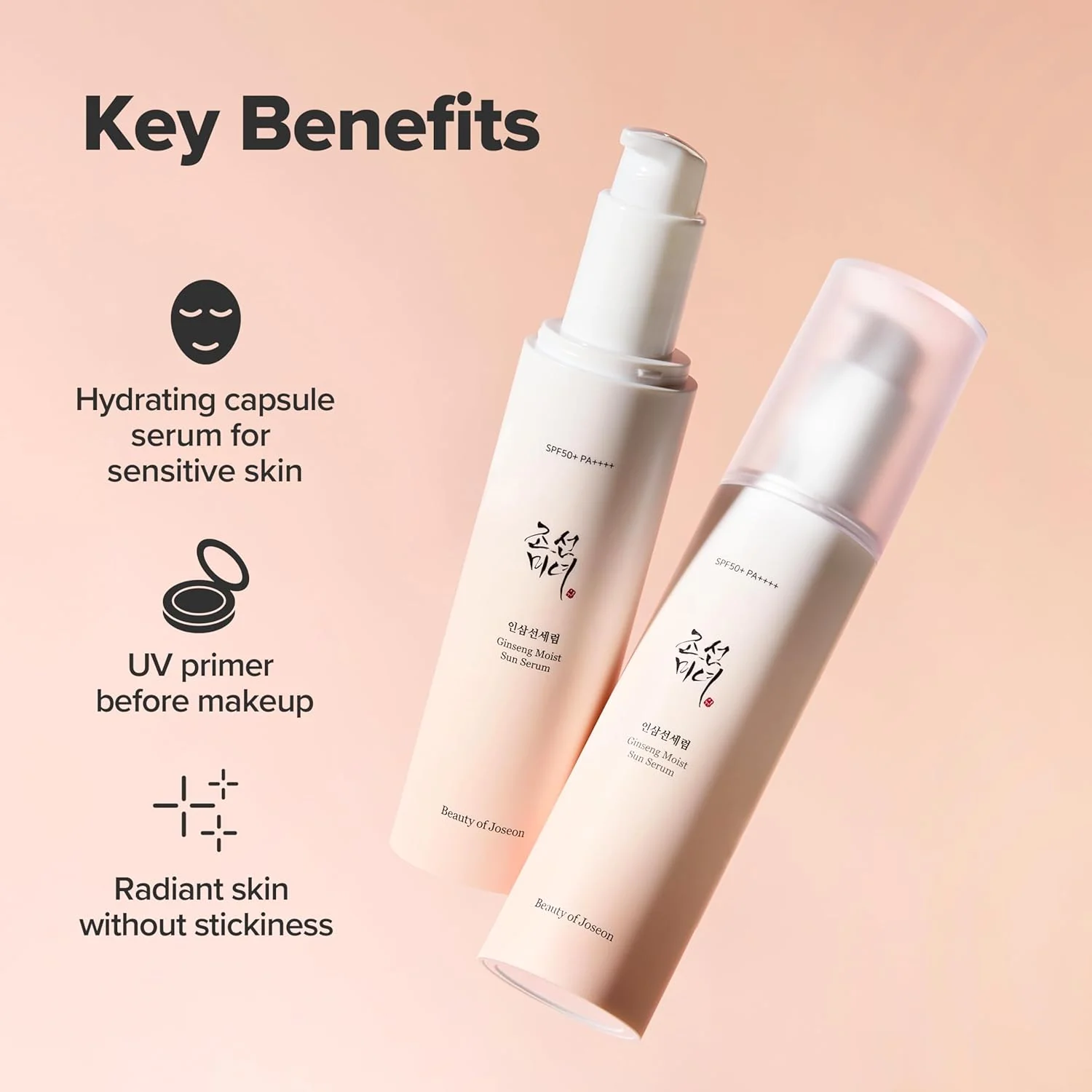 Beauty Of Joseon Ginseng Moist Sun Serum SPF50+ 50ml - Image 5
