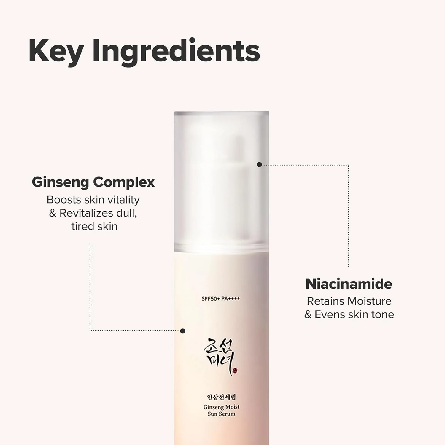 Beauty Of Joseon Ginseng Moist Sun Serum SPF50+ 50ml - Image 6
